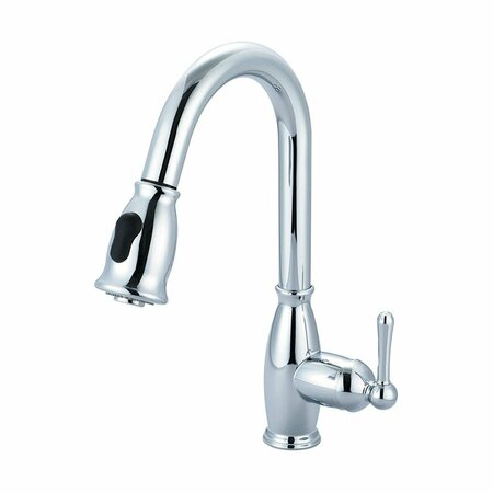 FORRAJE Single Handle Pull-Down Kitchen Faucet - Chrome FO3143226